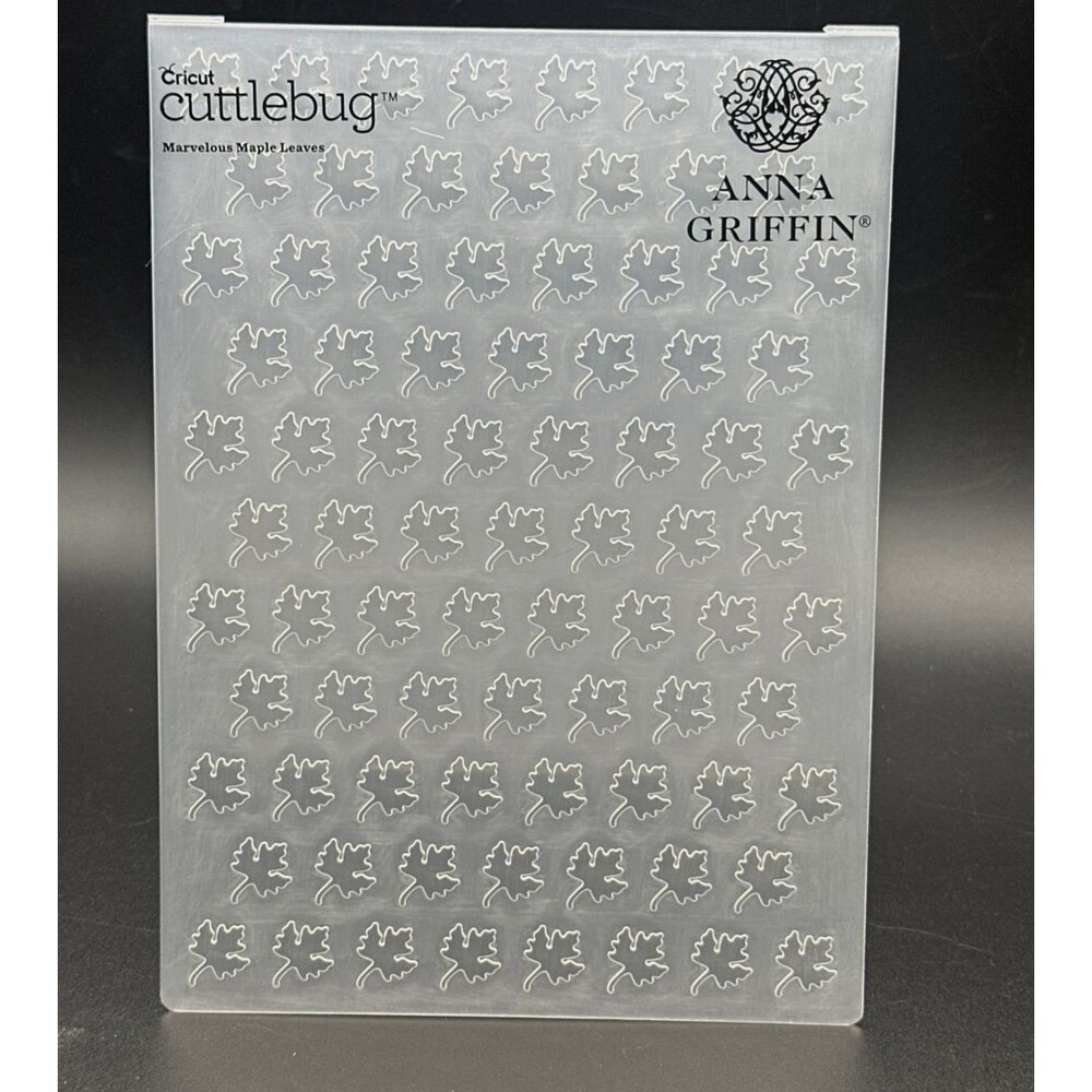 Anna Griffin Cuttlebug Marvelous Maple Leaves 5" x 7" Embossing Folder Fall